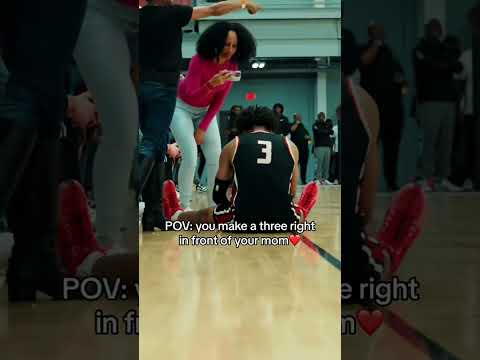 Love you ma … ❤️ #basketball #fyp #mom