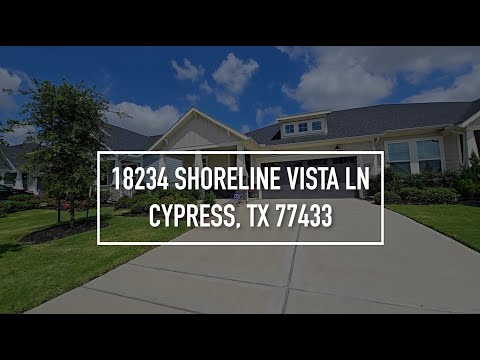 18234 Shoreline Vis Ln, Cypress, TX home video tour