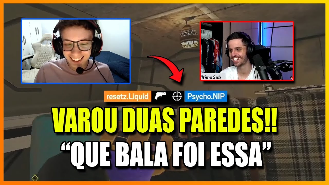 O RESETZ DEU UMA BALA NO PSYCHO QUE DEU ATÉ DO! - R6 CLIPS - YouTube