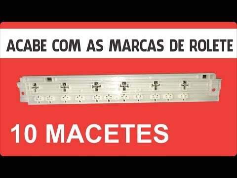 acabe com as marcas de roletes - 10 MACETES