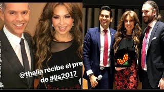 Thalía recibe premio central  Latino impact Summit de parte de Unicef