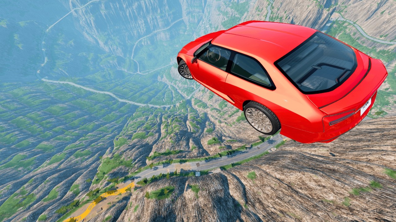 Cars VS High Canyon Jump (Epic Crashes) in BeamNG.drive #6