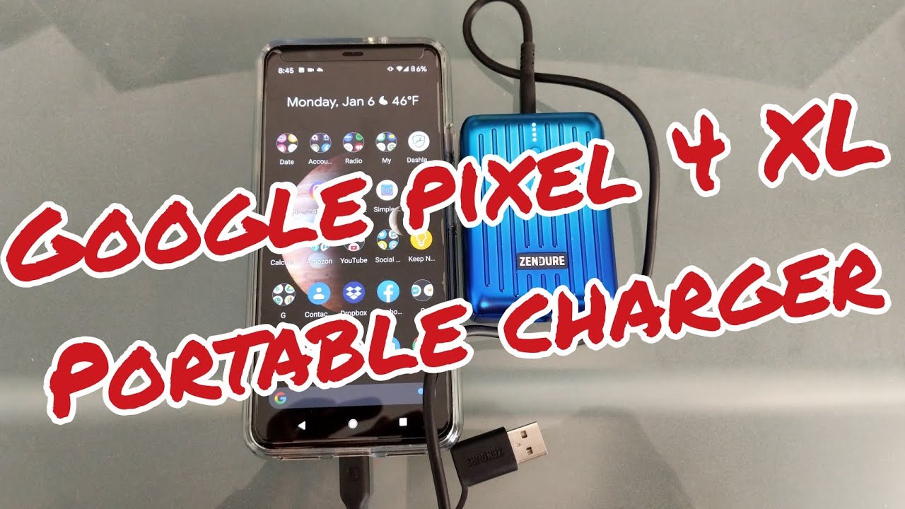Google Pixel 4 XL Portable Charger YouTube
