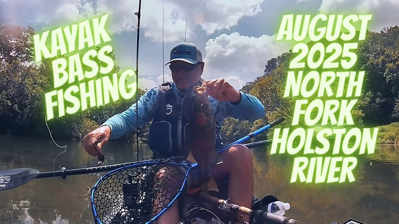 August 2025 North Fork Holston River Kayak Bass Fishing | BigBaitPosse