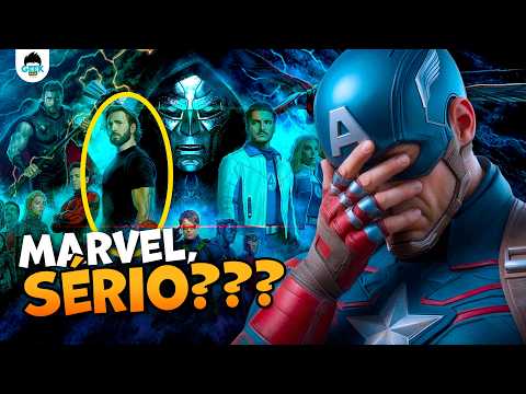 STEVE ROGERS VOLTOU...MAS TEM ALGO MUITO ERRADO NESSA IMAGEM!!! 🤔🤔