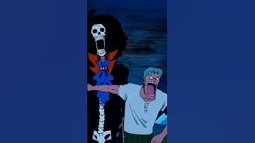 Zoro meets Brook #zoro #onepiece #comedy