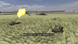 Large Artillery Firing on a Position - WARSCAPE (Armored Brigade 2 Audio Mod)