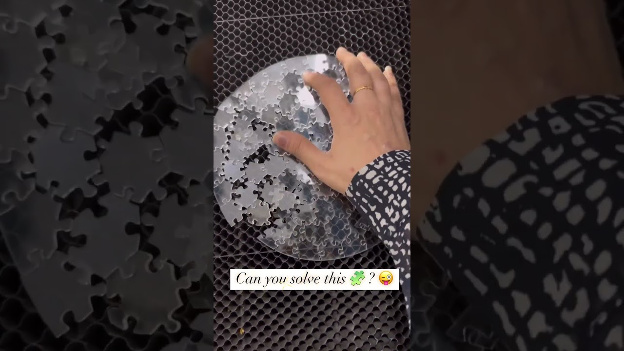 Picking up pieces of the Impossible Circle Puzzle | Reverse process from machine cut