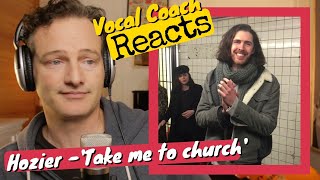 Vocal Coach REACTS - Hozier 'Take Me To Church' (Live NYC Subway)
