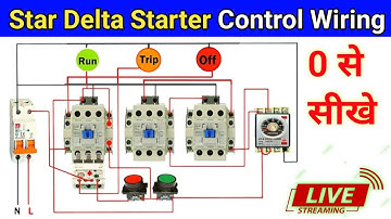 Star Delta Starter Control Wiring Using Selec 800SQ-A Timer