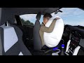 Race Track Crash w/ Airbag Animation
