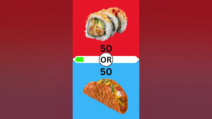 Would You Rather Questions - Food Edition #wouldyourather #challenge #quiz #food #shorts