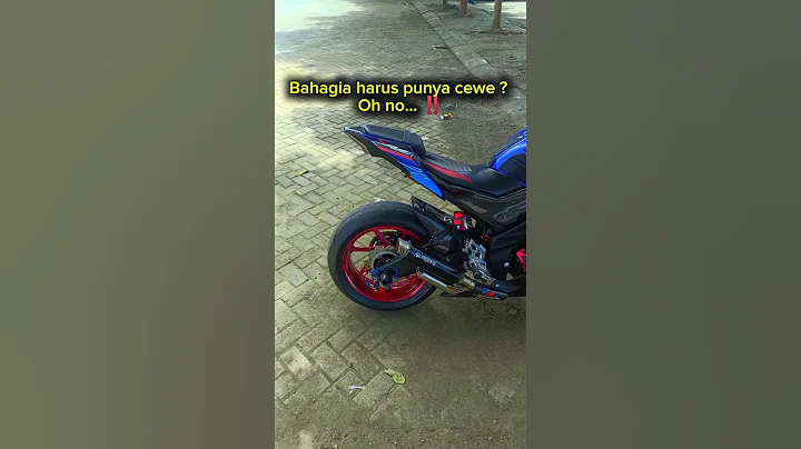 Standart bahagia setiap orang itu beda" ‼️ #r15v3 #r15 #yamaha #motorsport