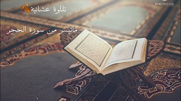 ماتيسر من سورة الحجر | القارئ: عبدالرحمن بن يحيى المدخلي