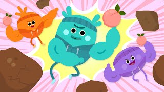 Download Lagu Powerhouse Peach Salsa | The Bumble Nums | Cartoon For Kids MP3