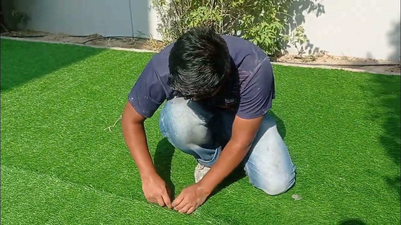 HOW TO FIXING ARTIFICIAL GRASS YouTube