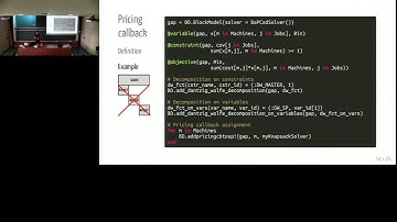 JuMP-dev 2018 | Modeling decomposable Mixed Integer Programs | Guillaume Marques