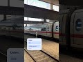 Rainbow ICE3 Abfahrt in Düsseldorf Hbf