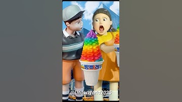 Squid Game AI Korean Ice Cream ASMR #squidgame #squidgame2 #ai #asmr