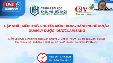 CẬP NHẬT KIẾN THỨC CHUYÊN MÔN TRONG HÀNH NGHỀ DƯỢC: QUẢN LÝ DƯỢC - DƯỢC LÂM SÀNG 26/08/2025