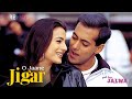 O Jaane Jigar  (Lyrical Video) - Kumar Sanu,Alka Yagnik | Salman Khan | Himesh Reshamiya | Love Song