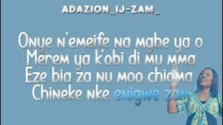 Adazion IJ - ZAM (Lyrics Video)@GospelloverMedia