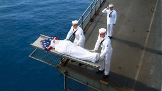 How the U.S Navy Says Goodbye at Sea