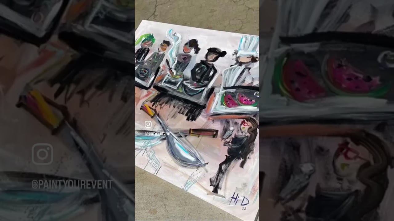 Cheers to live painting 2022!