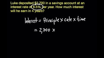 Simple interest in under 2min