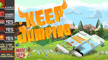Keep Jumping Buildbox Game Template | MW7
