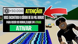 CONSIGA 50 MIL ROBUX USANDO ESSE CÓDIGO NO ROBLOX 