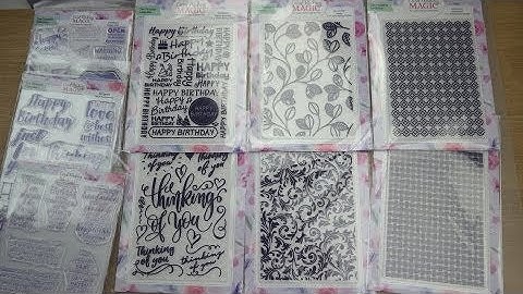 Introducing Embossing Folders & Stamps from Card Making Magic