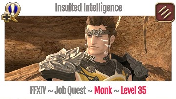 FFXIV Monk Level 35 Job Quest ~ A Realm Reborn ~ Insulted Intelligence