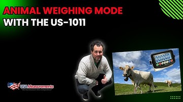 Animal Weighing Mode with the US-1011 Indicator