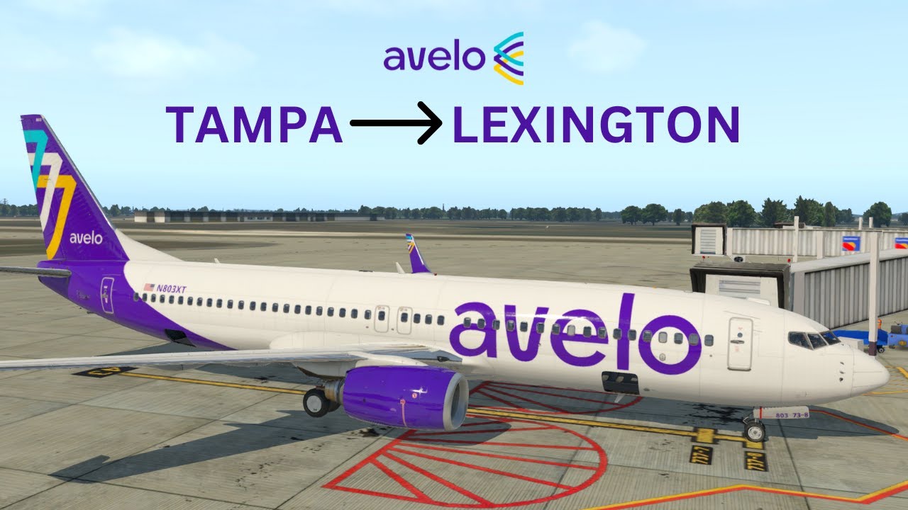 Tampa Lexington Level Up 737800 Avelo 744 VATSIM YouTube