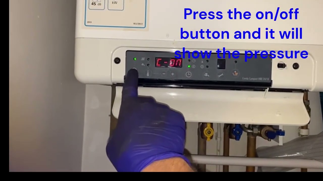 How To Check Pressure On Intergas Combi Boiler - Youtube