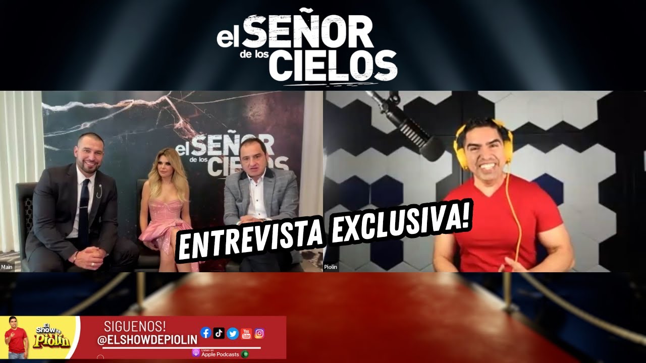 Rafael Amaya, Itatí y Robinson dicen secretos a Piolin del Señor de Los Cielos!