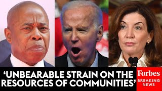 GOP Lawmaker Bashes Eric Adams, Kathy Hochul & Joe Biden Over Handling Of Migrant Crisis