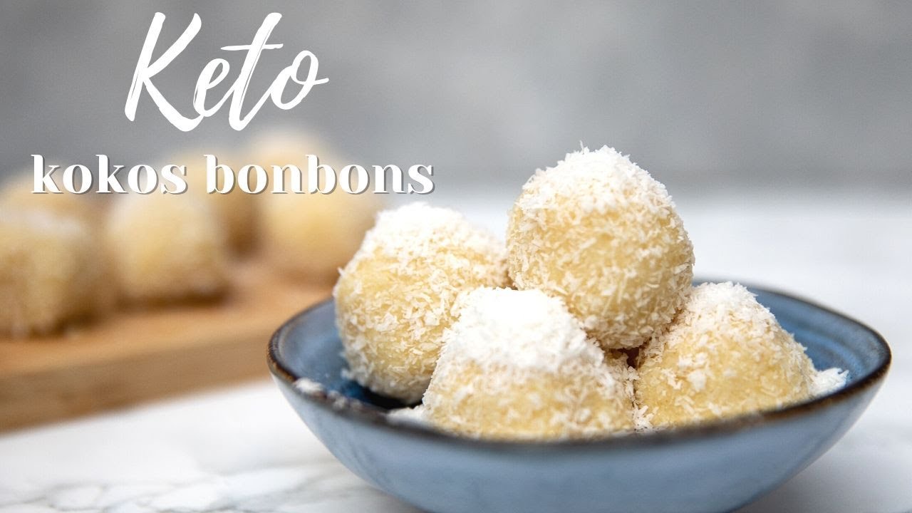 KOOLHYDRAATARME KOKOS BONBONS | KETO RAFFAELLO | DESSERT MET KOKOS ...