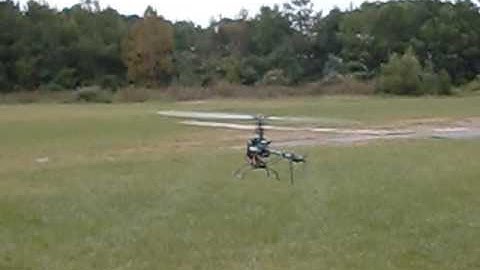 T-Rex 600 Set up, Trimmed out and Hovered