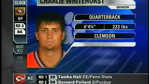2006 NFL Draft - Tye Hill and Charlie Whitehurst