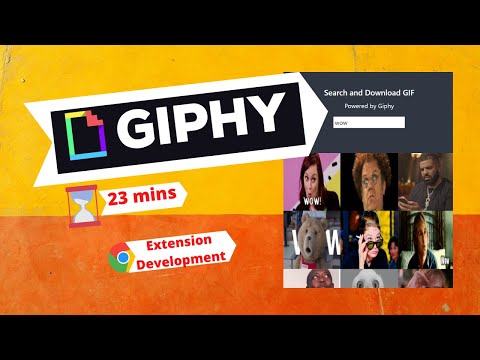 GIF Downloader | Giphy API | Chrome Extension Tutorial | LetCode