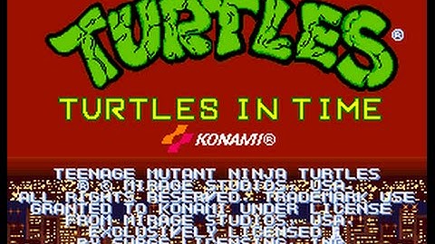 TMNT Turtles in Time ARCADE VERSION Part 1