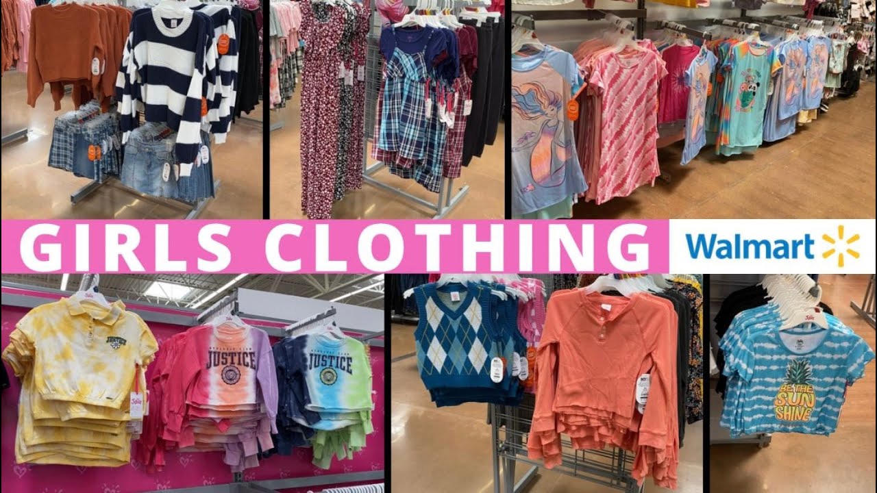 🦋WALMART GIRLS CLOTHING SHOP WITH ME‼️WALMART KIDS CLOTHES