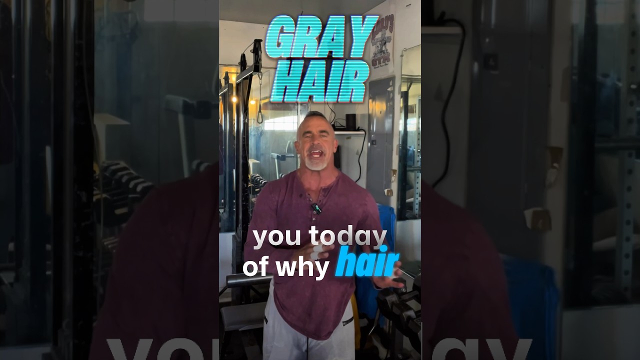 Why Hair Turns Gray: The Science of Senescent Cells #uselessfact #grayhair #health #hair