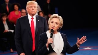 What does Trump's body language during debate mean