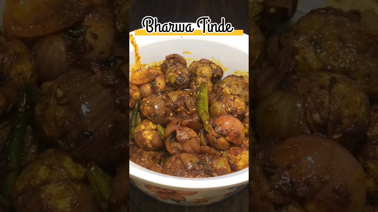 Stuffed  Tinda  Masala |Punjabi  style  Recipe | 