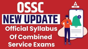 Combined Technical Services & Post Graduate Level Recruitment 2022 | OSSC Syllabus | Full Details