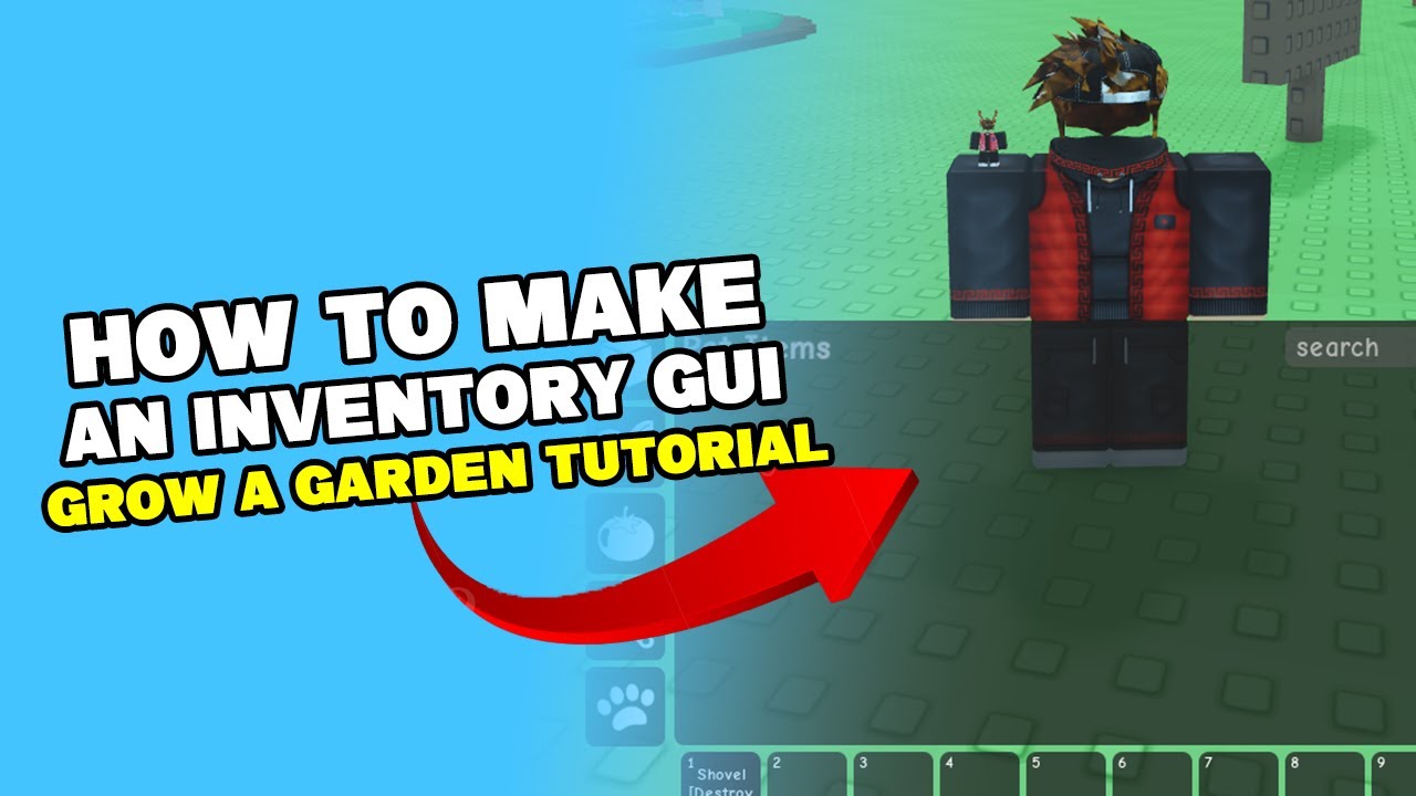 How To Make A Custom Backpack Inventory System In ROBLOX Studio (Grow A Garden PT.6)