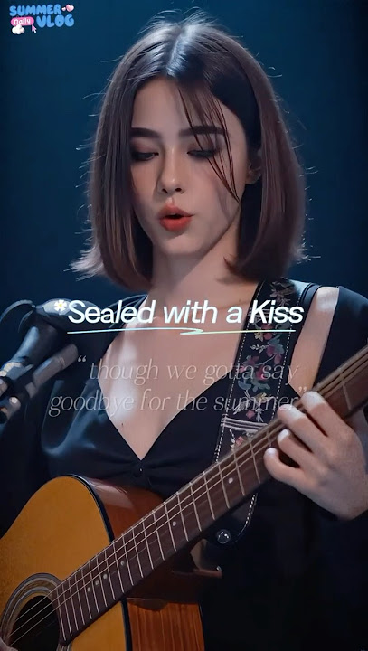 Sealed with a Kiss - Lyrics - Emily Linge #englishsongs #LyricsVideo #NostalgicCovers #AI_Music_Nova